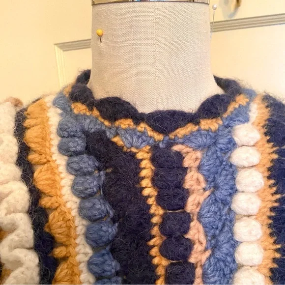 $825 RARE ✨ Ulla Johnson Runway Agostina Hand Crochet Sweater - Picture 7 of 13